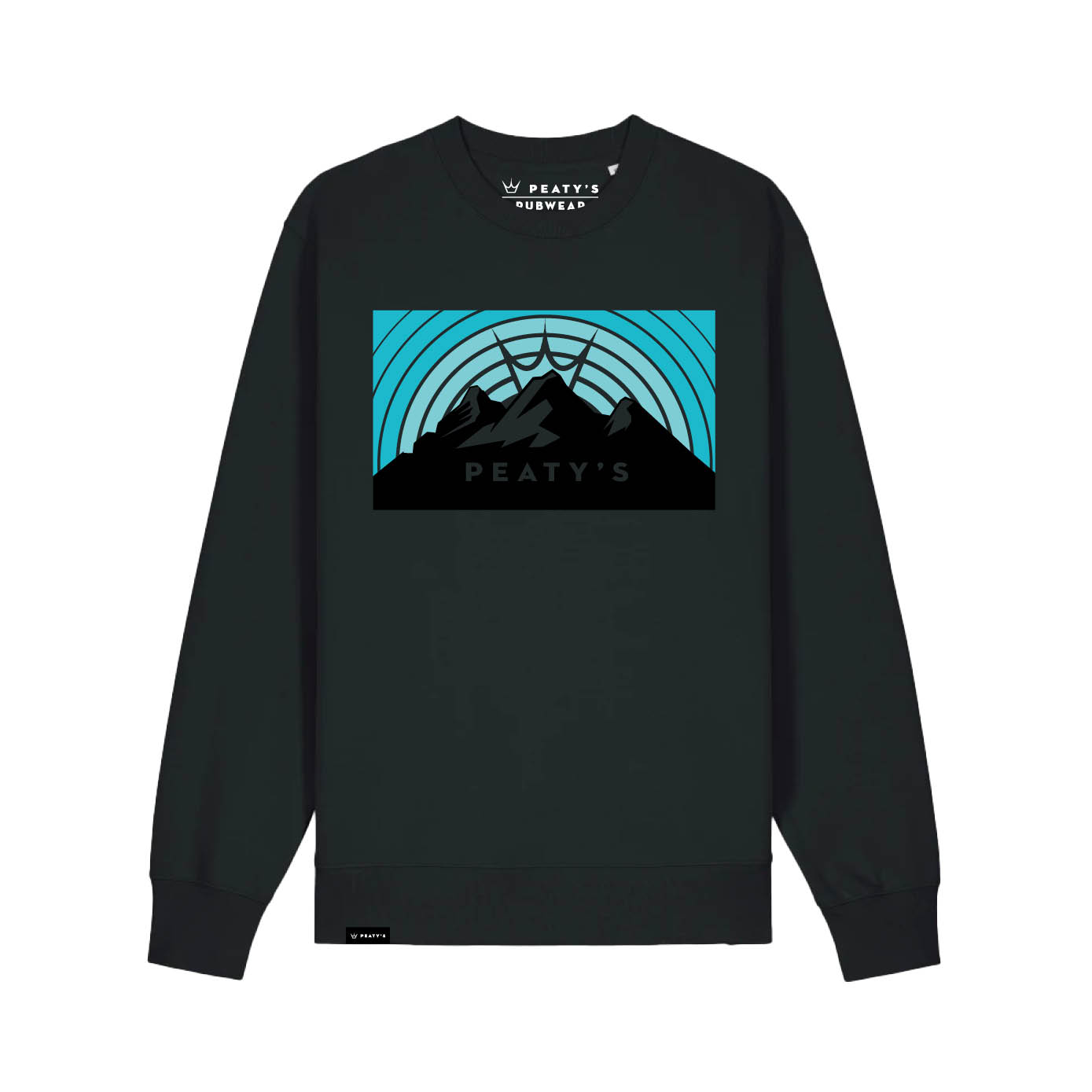 Sun Rise Sweatshirt Black Front.jpg